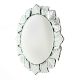 Handmade Silver Glass Round Decorative Venetian Wall Mirror